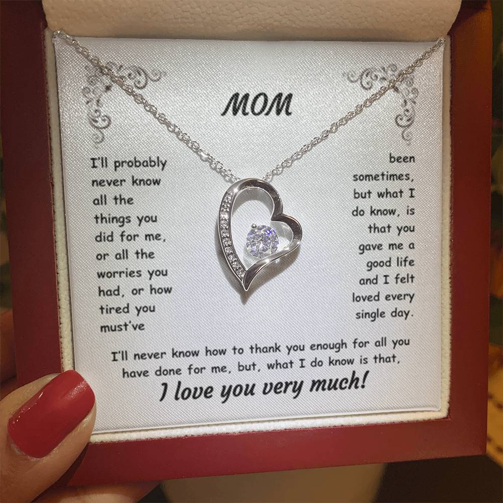 MOM ~ Necklace ~ I'll probably never know all the things...