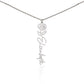 Flower Name Necklace