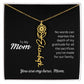 Flower Name Necklace
