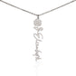 Flower Name Necklace