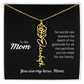 Flower Name Necklace