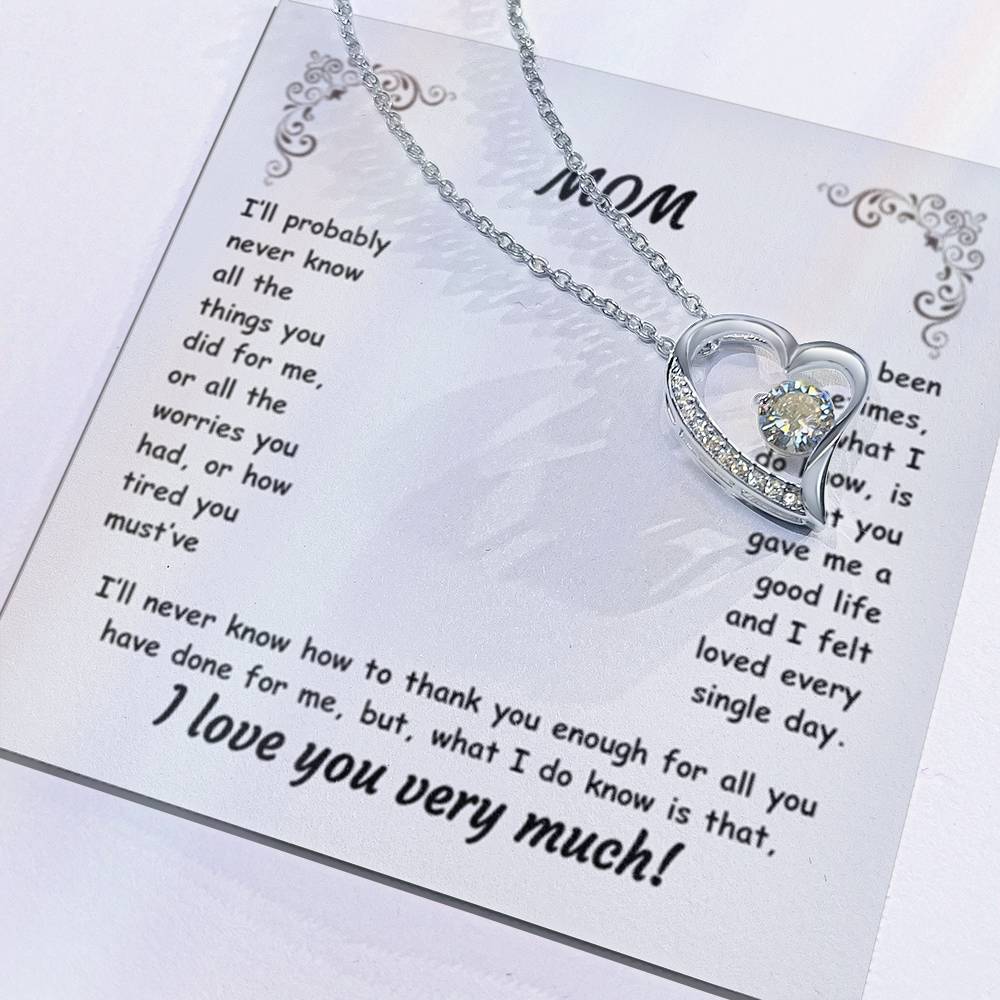 MOM ~ Necklace ~ I'll probably never know all the things...