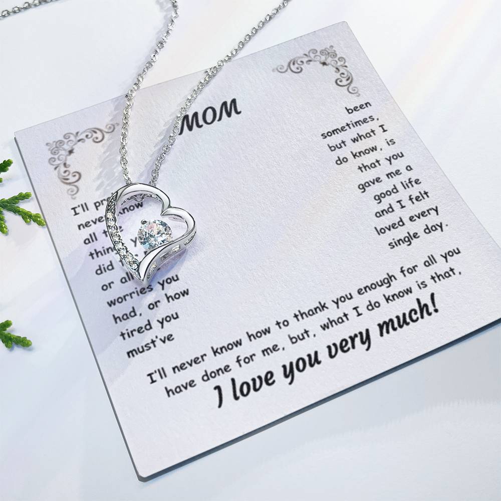 MOM ~ Necklace ~ I'll probably never know all the things...