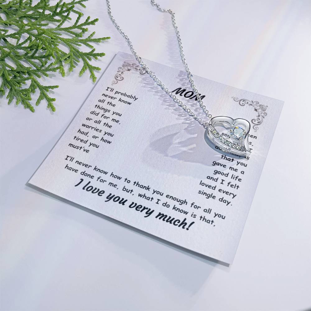 MOM ~ Necklace ~ I'll probably never know all the things...