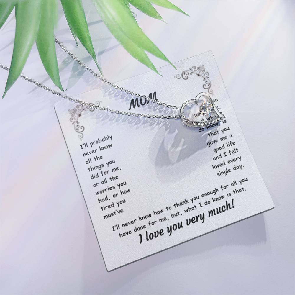 MOM ~ Necklace ~ I'll probably never know all the things...