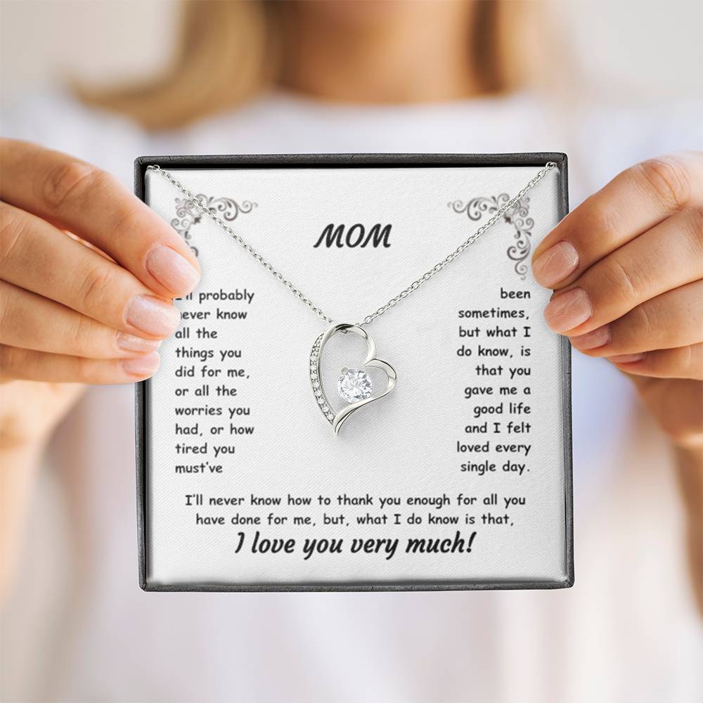 MOM ~ Necklace ~ I'll probably never know all the things...