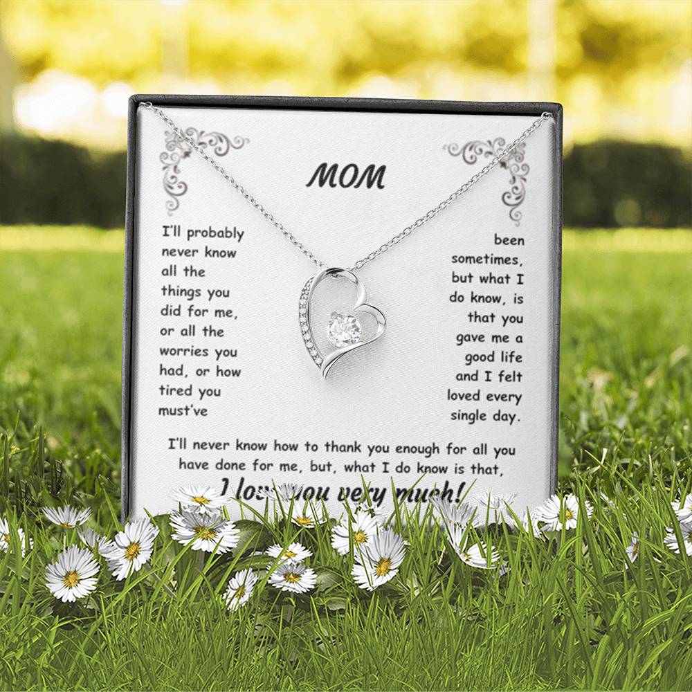 MOM ~ Necklace ~ I'll probably never know all the things...