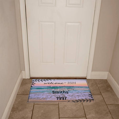 Beach or Mountain View Door Mat