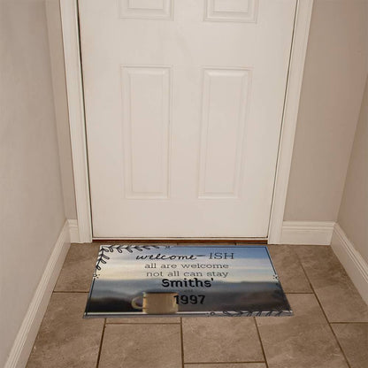 Beach or Mountain View Door Mat