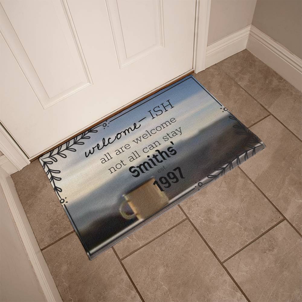 Beach or Mountain View Door Mat