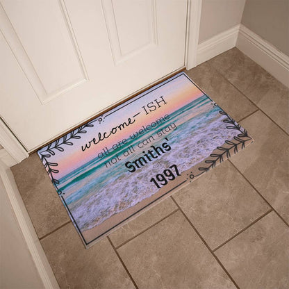 Beach or Mountain View Door Mat