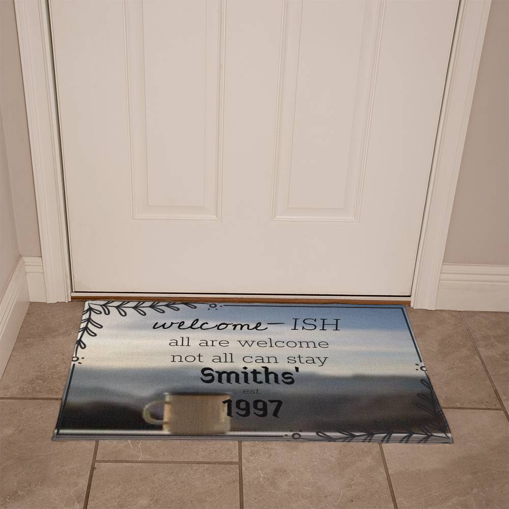 Beach or Mountain View Door Mat