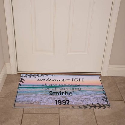 Beach or Mountain View Door Mat