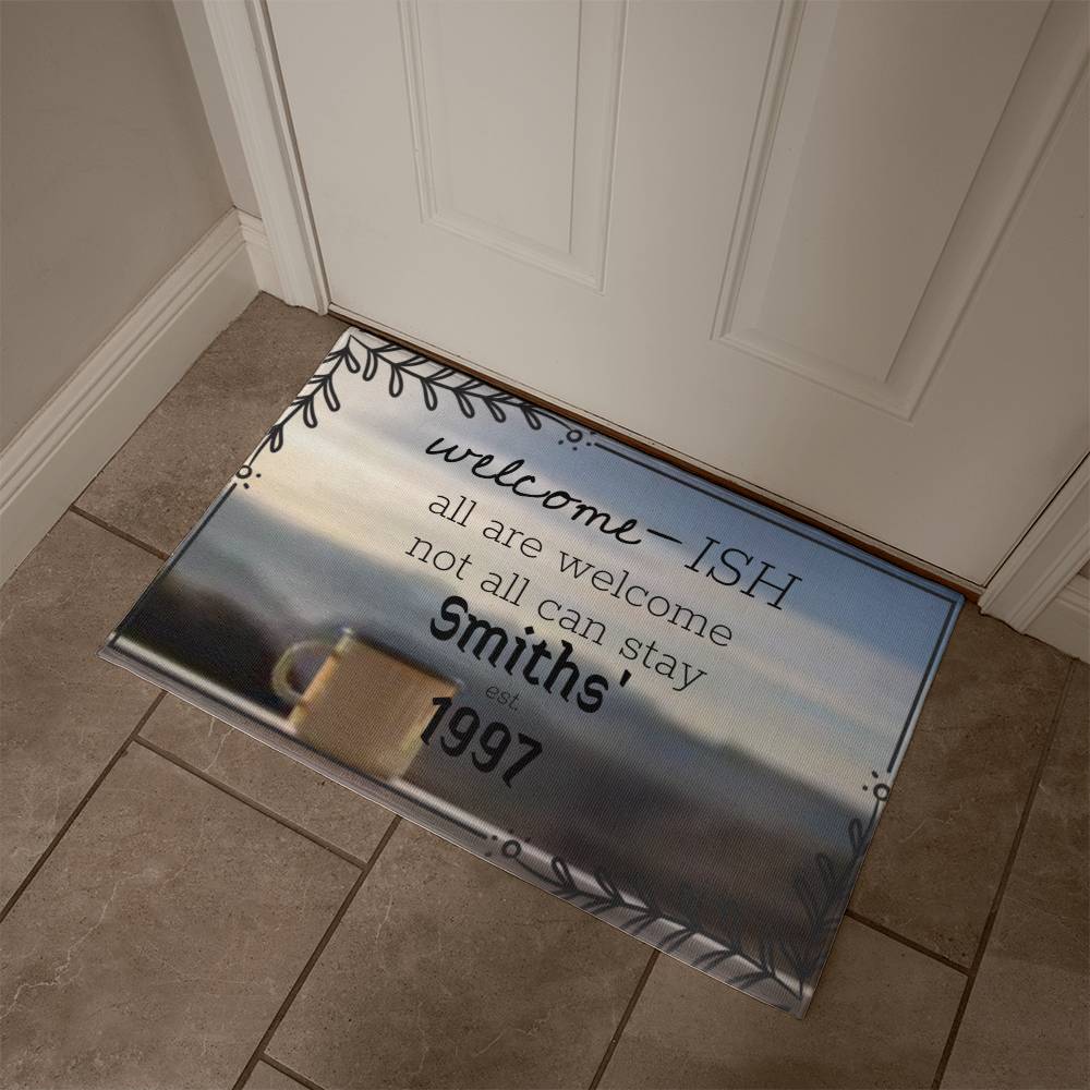 Beach or Mountain View Door Mat