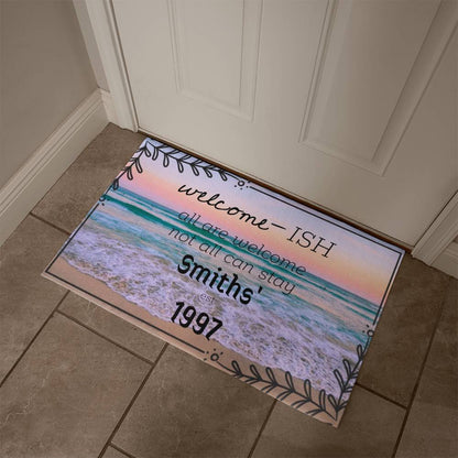 Beach or Mountain View Door Mat