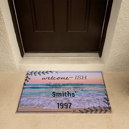 Beach or Mountain View Door Mat