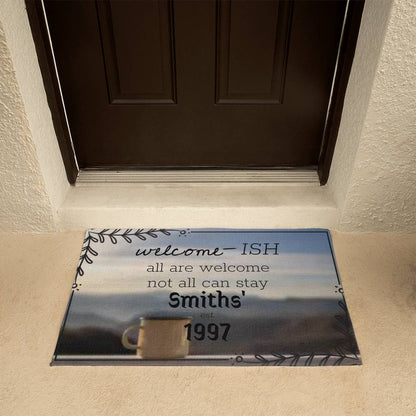 Beach or Mountain View Door Mat