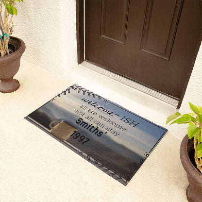 Beach or Mountain View Door Mat